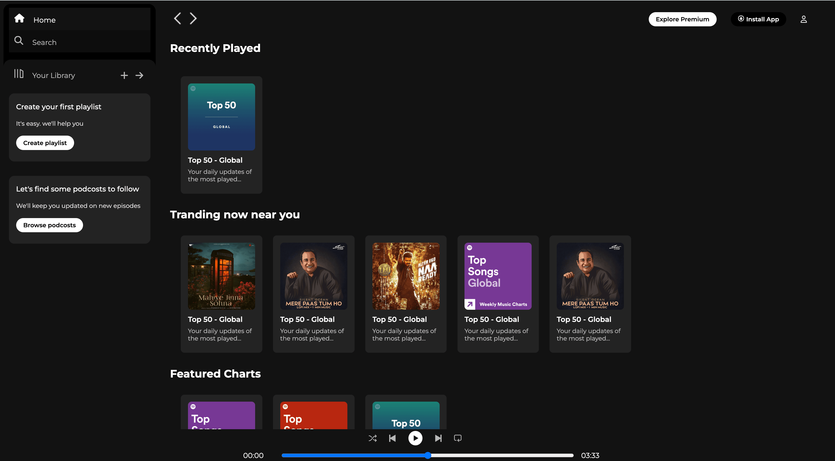 Spotify Clone
